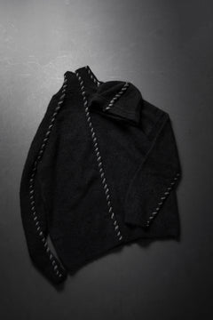 画像をギャラリービューアに読み込む, thom/krom TURTLE NECK KNIT SWEATER / ALPACA WOOL (BLACK)