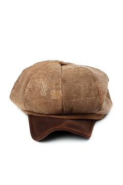 Load image into Gallery viewer, ierib exclusive Casquette / Vintage SAKABUKURO × Lamb Suede Leather (BROWN #A)