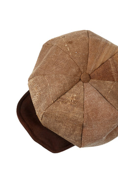 Load image into Gallery viewer, ierib exclusive Casquette / Vintage SAKABUKURO × Lamb Suede Leather (BROWN #A)