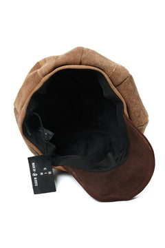 Load image into Gallery viewer, ierib exclusive Casquette / Vintage SAKABUKURO × Lamb Suede Leather (BROWN #A)