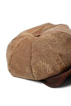 Load image into Gallery viewer, ierib exclusive Casquette / Vintage SAKABUKURO × Lamb Suede Leather (BROWN #A)