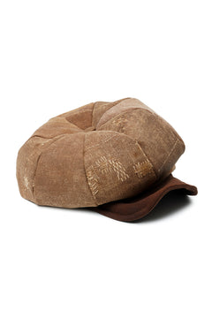 Load image into Gallery viewer, ierib exclusive Casquette / Vintage SAKABUKURO × Lamb Suede Leather (BROWN #A)