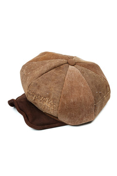Load image into Gallery viewer, ierib exclusive Casquette / Vintage SAKABUKURO × Lamb Suede Leather (BROWN #B)