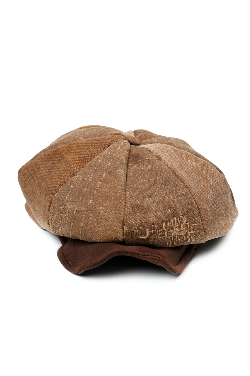 Load image into Gallery viewer, ierib exclusive Casquette / Vintage SAKABUKURO × Lamb Suede Leather (BROWN #B)