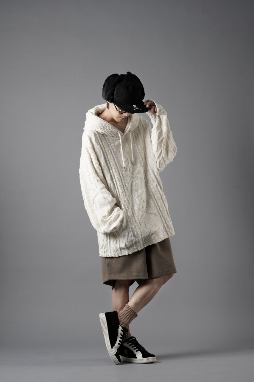 MASTERMIND WORLD OG ARAN HOODIE (IVORY)