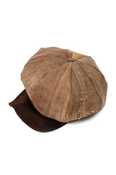 Load image into Gallery viewer, ierib exclusive Casquette / Vintage SAKABUKURO × Lamb Suede Leather (BROWN #B)