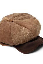 Load image into Gallery viewer, ierib exclusive Casquette / Vintage SAKABUKURO × Lamb Suede Leather (BROWN #B)