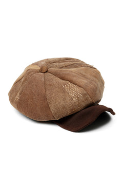Load image into Gallery viewer, ierib exclusive Casquette / Vintage SAKABUKURO × Lamb Suede Leather (BROWN #B)