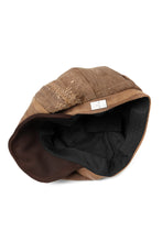 Load image into Gallery viewer, ierib exclusive Casquette / Vintage SAKABUKURO × Lamb Suede Leather (BROWN #B)