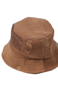 Load image into Gallery viewer, ierib exclusive Bucket Hat / Vintage SAKABUKURO (BROWN #B)