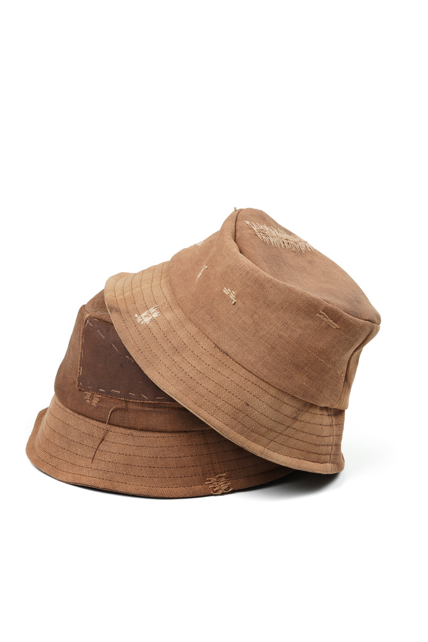 Load image into Gallery viewer, ierib exclusive Bucket Hat / Vintage SAKABUKURO (BROWN #A)