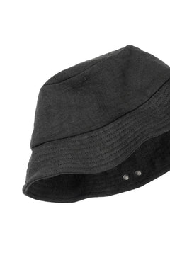 Load image into Gallery viewer, ierib exclusive Bucket Hat / Heavy Linen Canvas (BLACK EDITON)