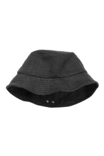 Load image into Gallery viewer, ierib exclusive Bucket Hat / Heavy Linen Canvas (BLACK EDITON)