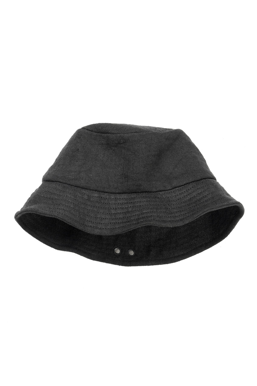 Load image into Gallery viewer, ierib exclusive Bucket Hat / Heavy Linen Canvas (BLACK EDITON)