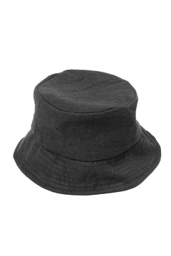 Load image into Gallery viewer, ierib exclusive Bucket Hat / Heavy Linen Canvas (BLACK EDITON)