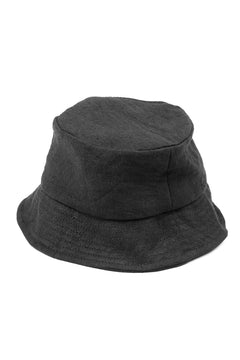 Load image into Gallery viewer, ierib exclusive Bucket Hat / Heavy Linen Canvas (BLACK EDITON)