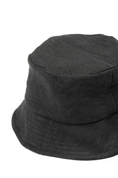 Load image into Gallery viewer, ierib exclusive Bucket Hat / Heavy Linen Canvas (BLACK EDITON)