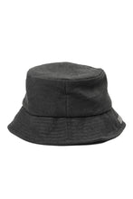 Load image into Gallery viewer, ierib exclusive Bucket Hat / Heavy Linen Canvas (BLACK EDITON)