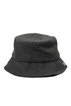 Load image into Gallery viewer, ierib exclusive Bucket Hat / Heavy Linen Canvas (BLACK EDITON)