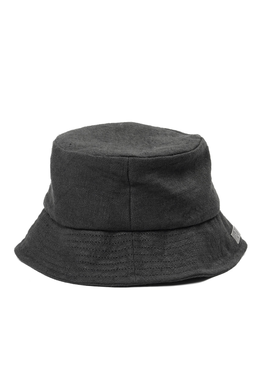 Load image into Gallery viewer, ierib exclusive Bucket Hat / Heavy Linen Canvas (BLACK EDITON)