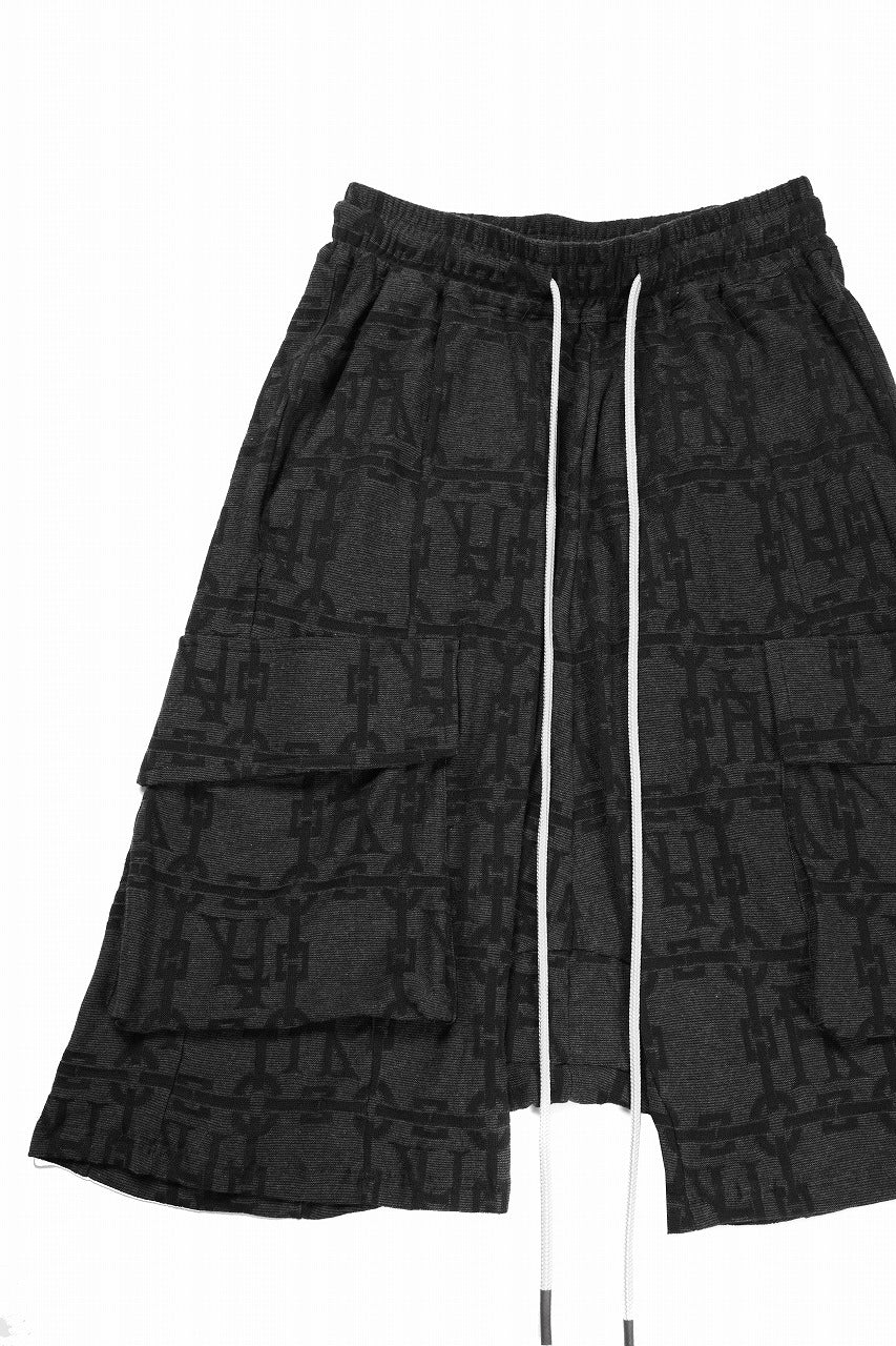 画像をギャラリービューアに読み込む, A.F ARTEFACT JACGURD CARGO SHORTS (BLACK x DARK GREY)
