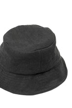Load image into Gallery viewer, ierib exclusive Bucket Hat / Heavy Linen Canvas (BLACK EDITON)