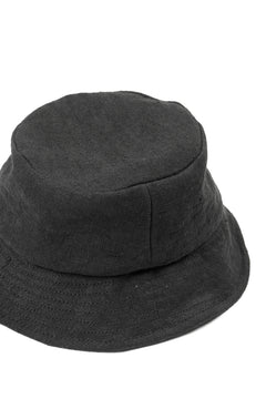 Load image into Gallery viewer, ierib exclusive Bucket Hat / Heavy Linen Canvas (BLACK EDITON)