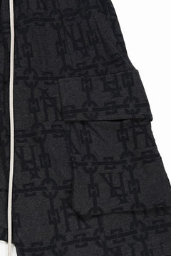 画像をギャラリービューアに読み込む, A.F ARTEFACT JACGURD CARGO SHORTS (BLACK x DARK GREY)