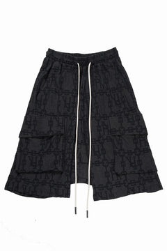 画像をギャラリービューアに読み込む, A.F ARTEFACT JACGURD CARGO SHORTS (BLACK x DARK GREY)