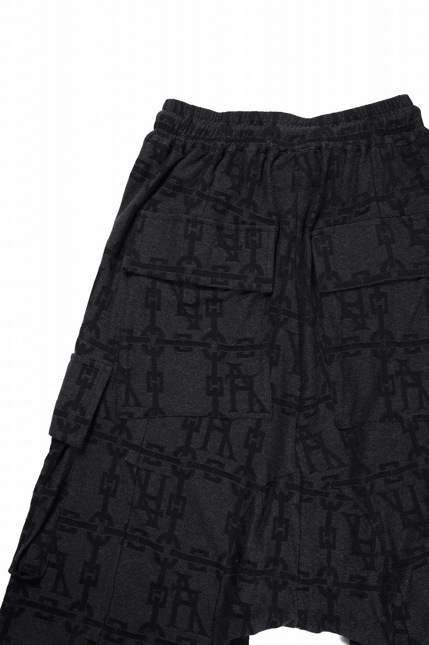 画像をギャラリービューアに読み込む, A.F ARTEFACT JACGURD CARGO SHORTS (BLACK x DARK GREY)