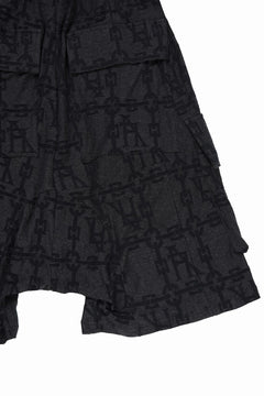 画像をギャラリービューアに読み込む, A.F ARTEFACT JACGURD CARGO SHORTS (BLACK x DARK GREY)