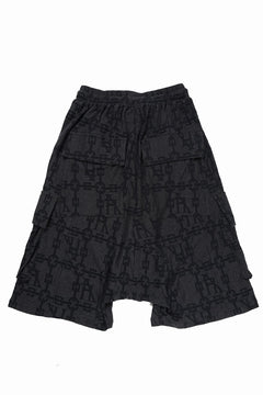 画像をギャラリービューアに読み込む, A.F ARTEFACT JACGURD CARGO SHORTS (BLACK x DARK GREY)