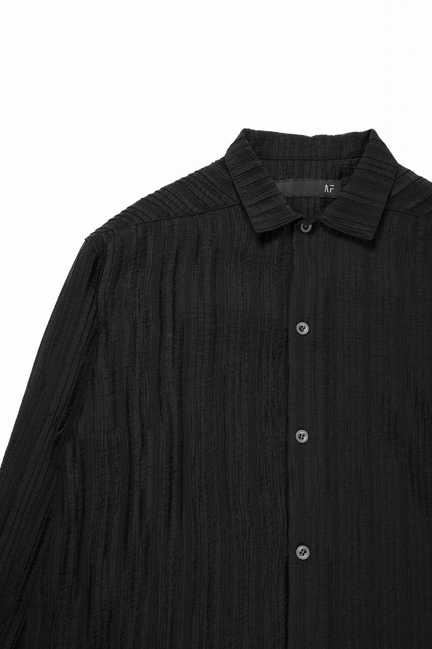 画像をギャラリービューアに読み込む, A.F ARTEFACT SHEER YO-RYU SHIRT (BLACK)
