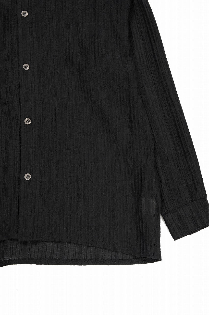 画像をギャラリービューアに読み込む, A.F ARTEFACT SHEER YO-RYU SHIRT (BLACK)
