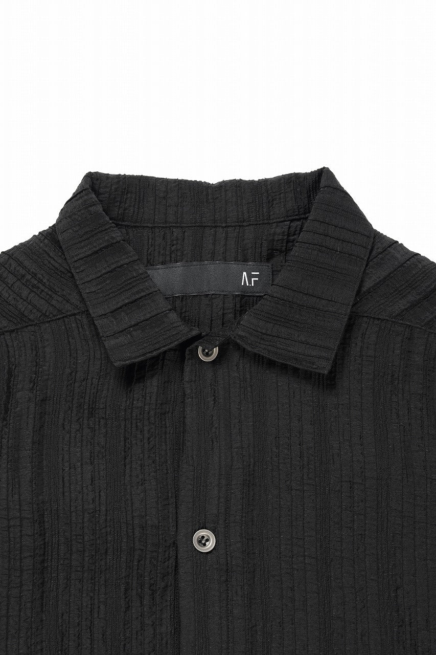 画像をギャラリービューアに読み込む, A.F ARTEFACT SHEER YO-RYU SHIRT (BLACK)