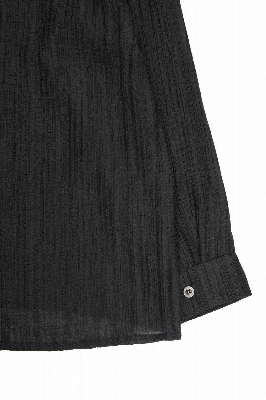 A.F ARTEFACT SHEER YO-RYU SHIRT (BLACK)