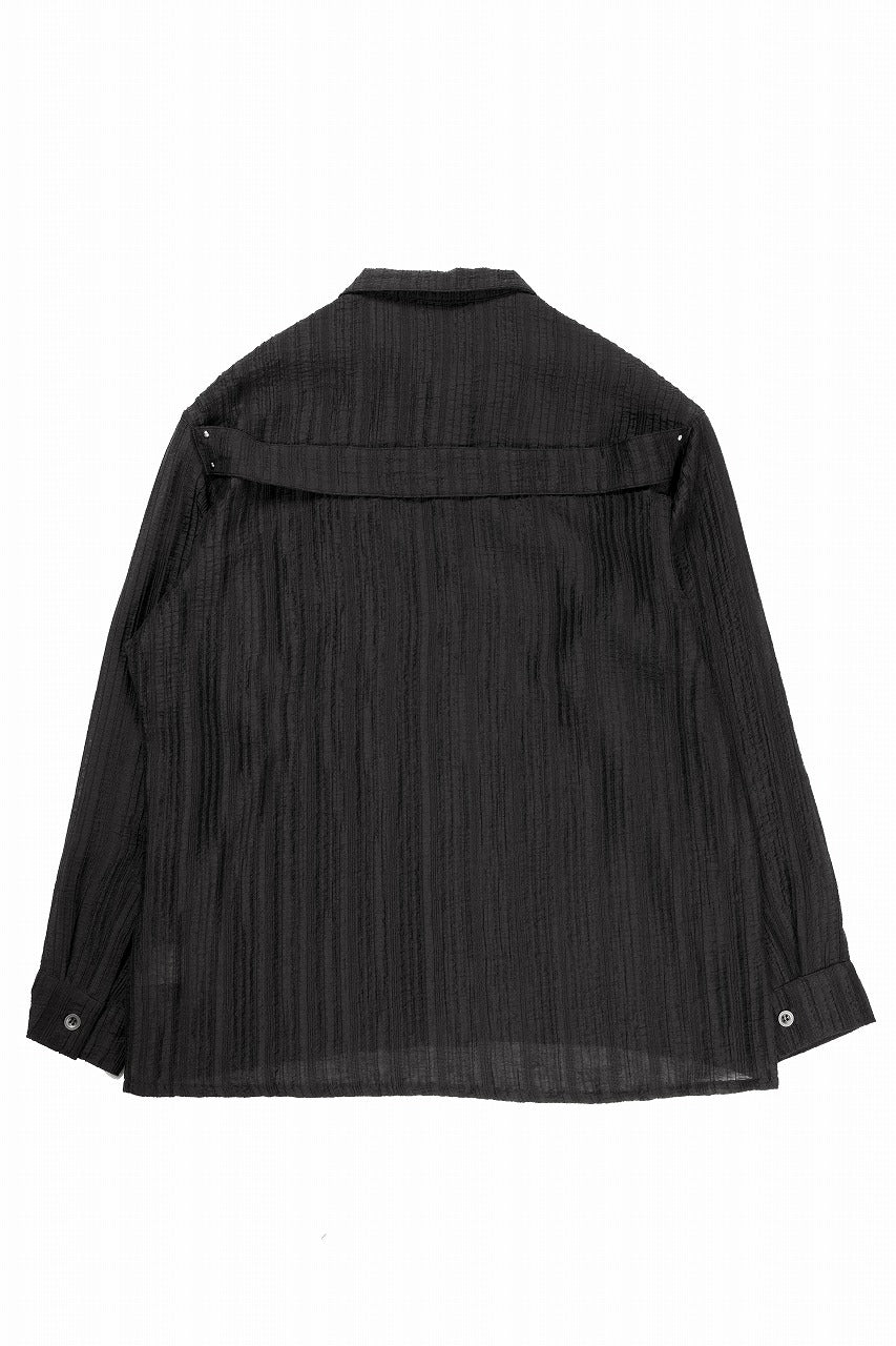 画像をギャラリービューアに読み込む, A.F ARTEFACT SHEER YO-RYU SHIRT (BLACK)