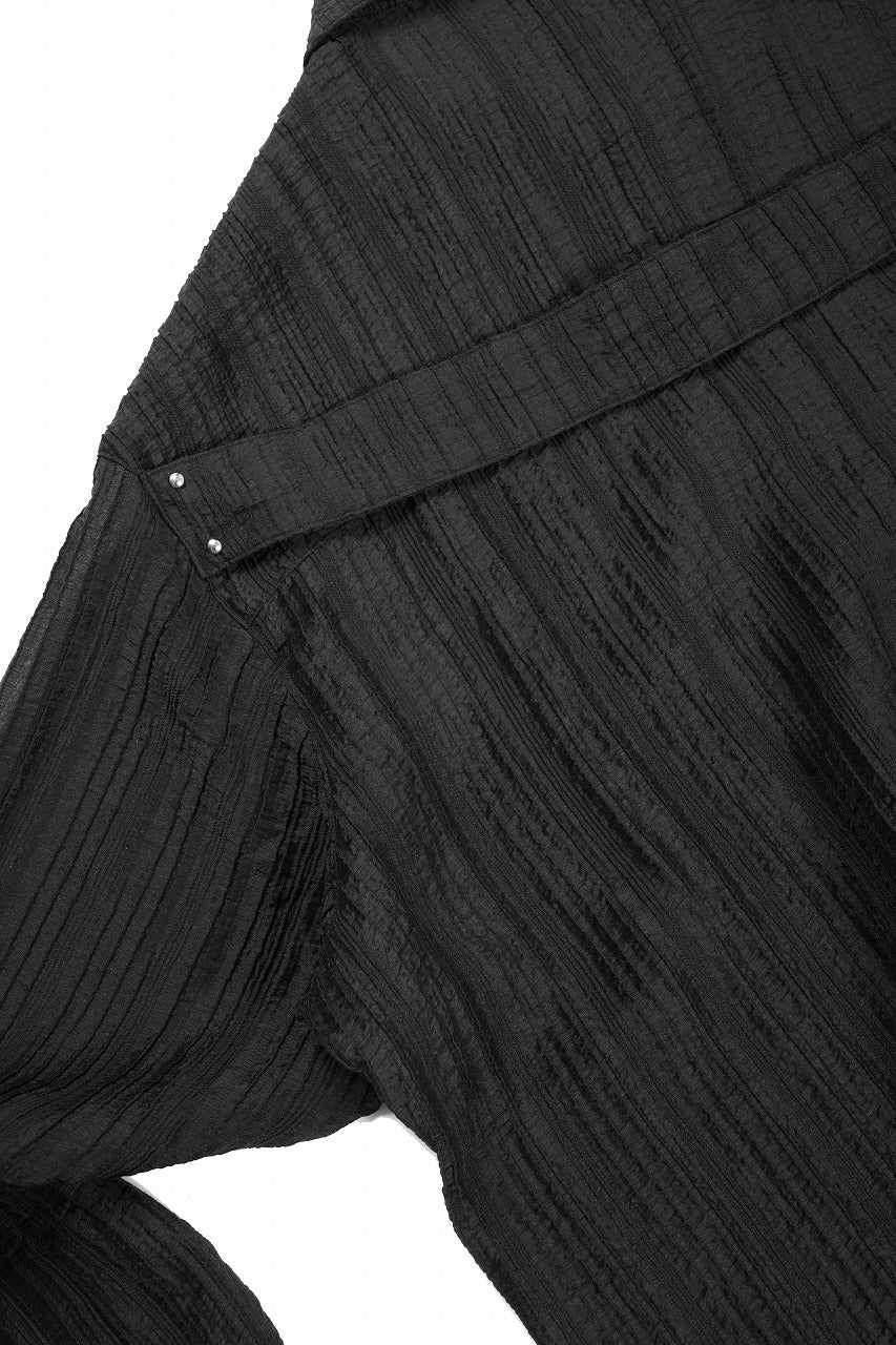 画像をギャラリービューアに読み込む, A.F ARTEFACT SHEER YO-RYU SHIRT (BLACK)
