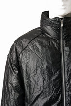 画像をギャラリービューアに読み込む, Juun.J Wrinkle Nylon Stand Collar Goose Down Blouson (BLACK)