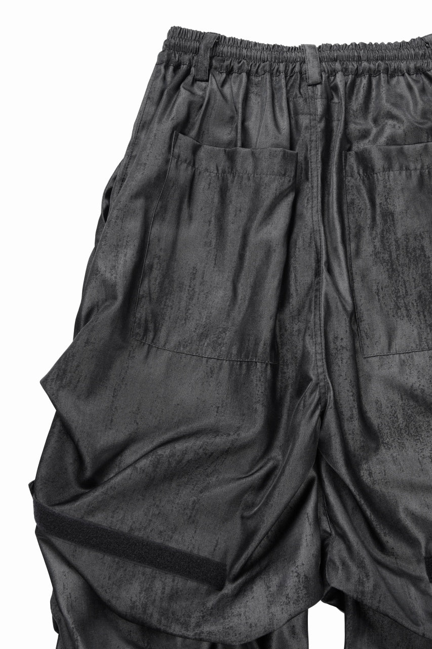画像をギャラリービューアに読み込む, A.F ARTEFACT TUCK WIDE PANTS / UNEVEN TEXTURE (DARK GREY)
