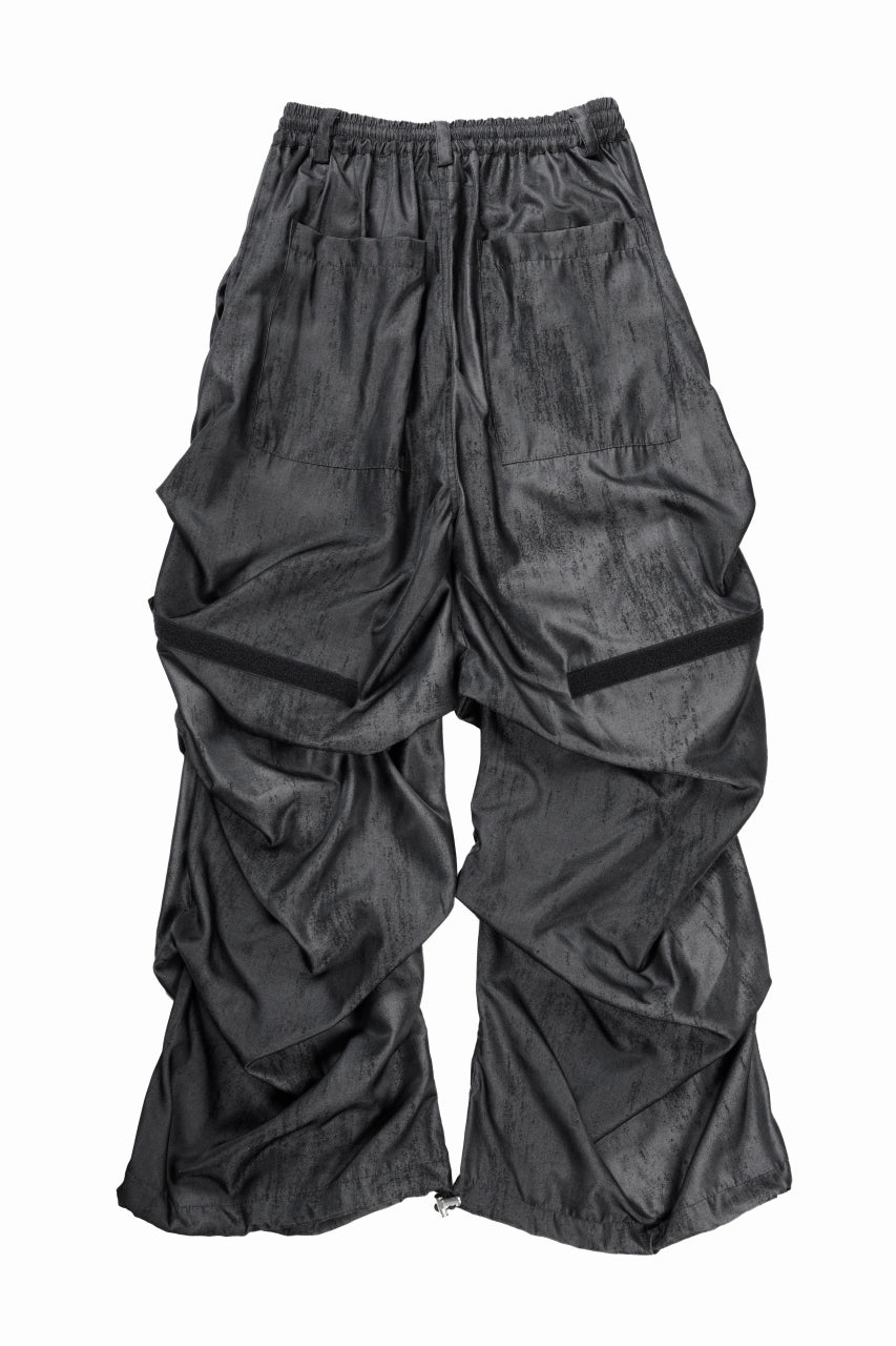 画像をギャラリービューアに読み込む, A.F ARTEFACT TUCK WIDE PANTS / UNEVEN TEXTURE (DARK GREY)