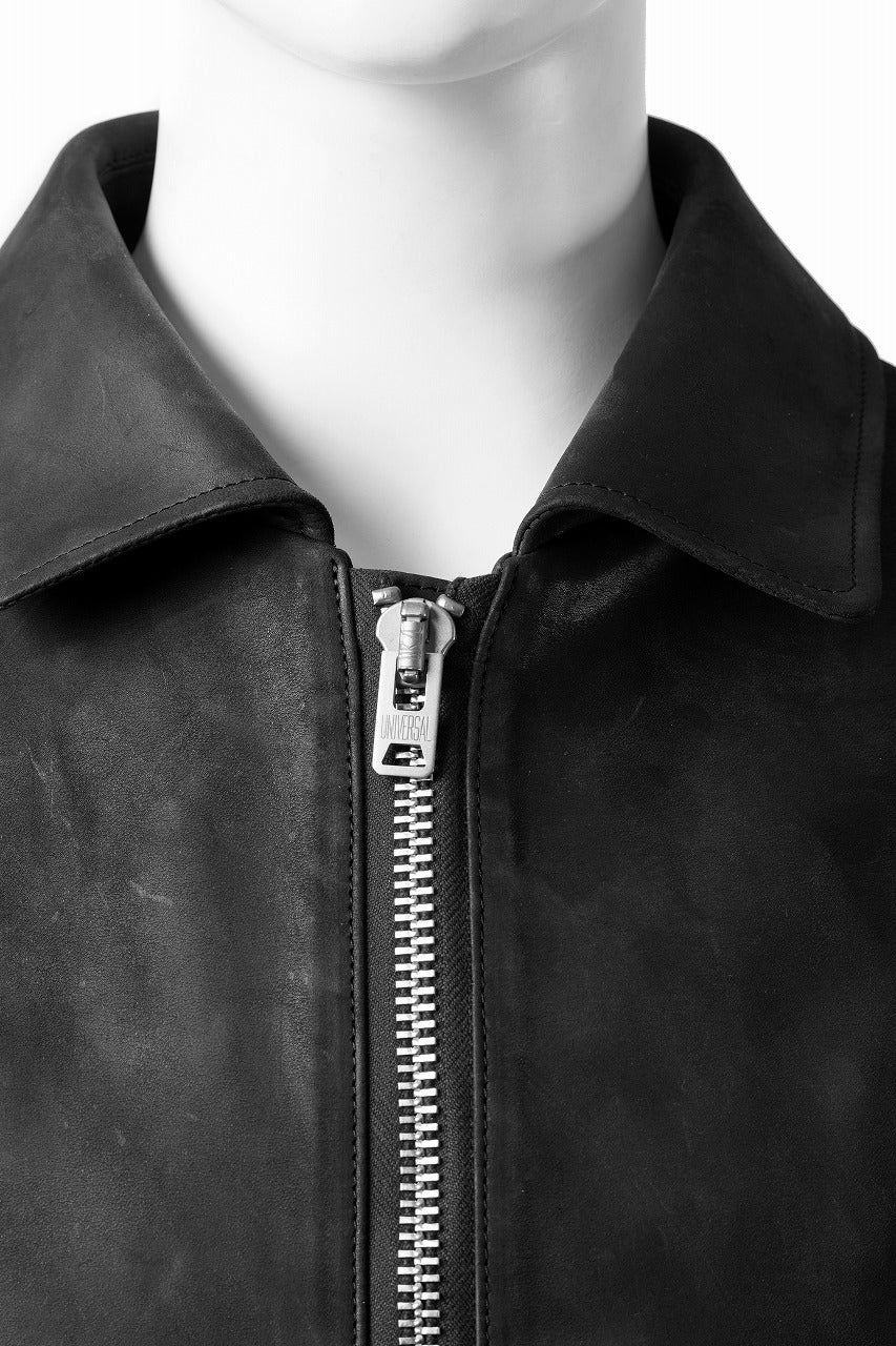 画像をギャラリービューアに読み込む, ierib x LOOM exclusive Lukas Jacket / Horse Nubuck Leather (BLACK)