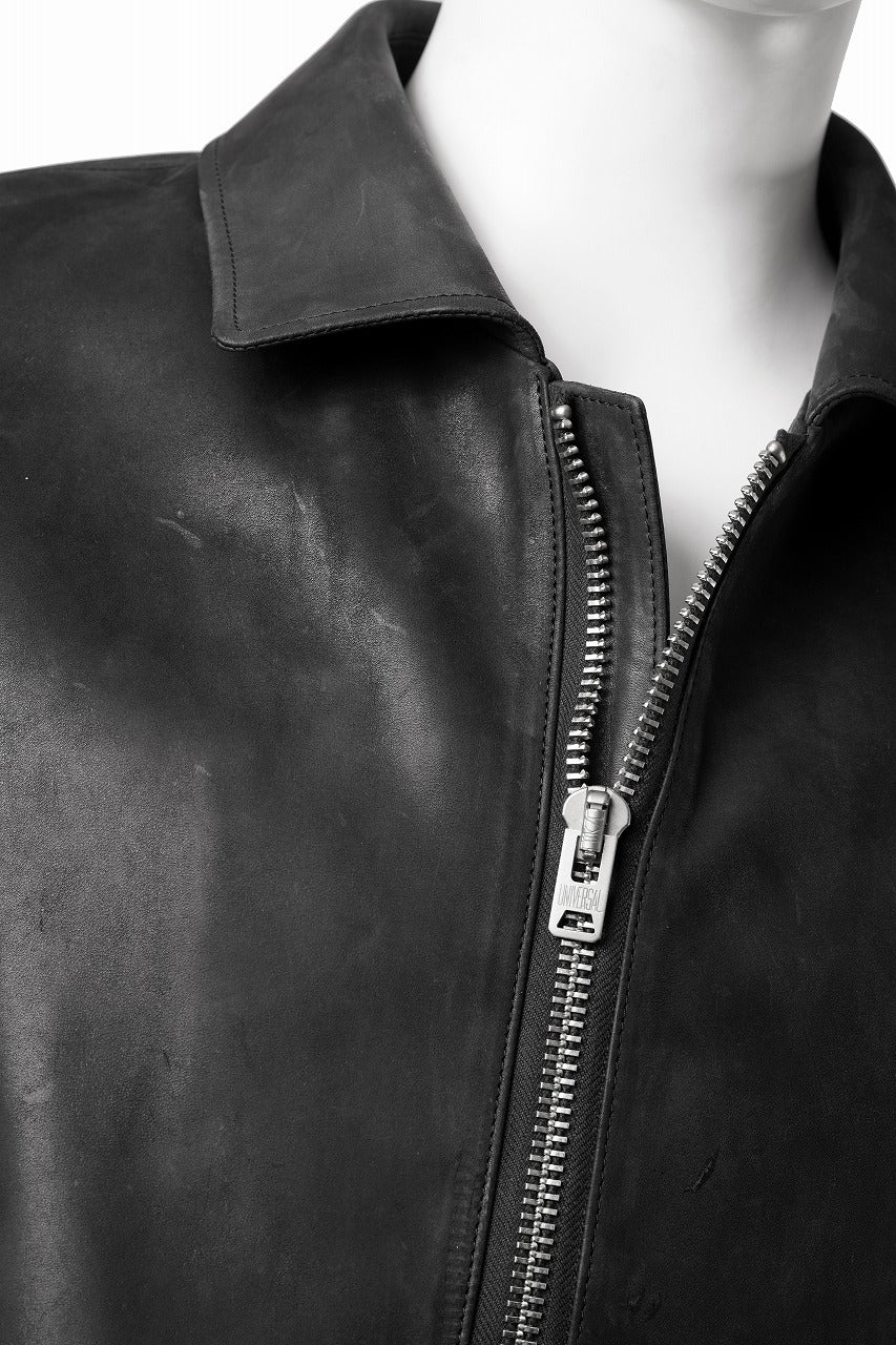 画像をギャラリービューアに読み込む, ierib x LOOM exclusive Lukas Jacket / Horse Nubuck Leather (BLACK)