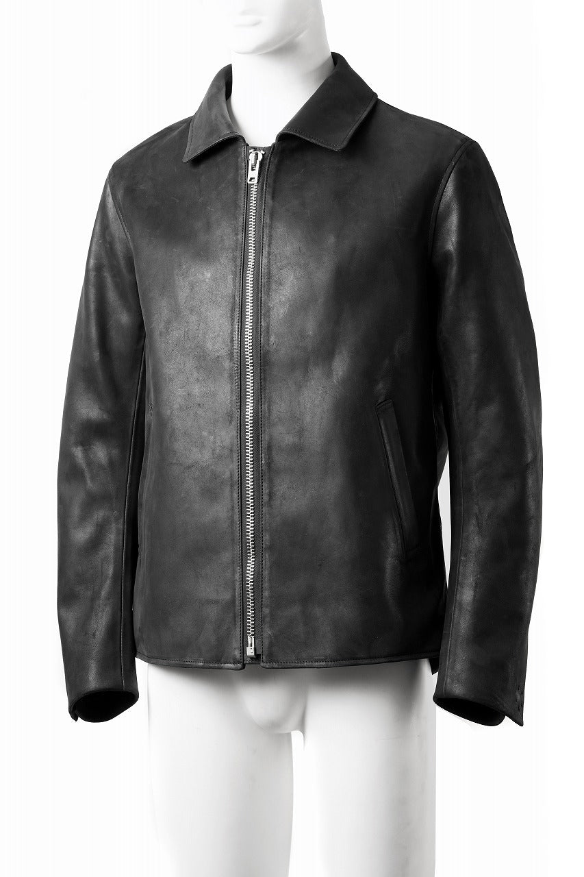 画像をギャラリービューアに読み込む, ierib x LOOM exclusive Lukas Jacket / Horse Nubuck Leather (BLACK)