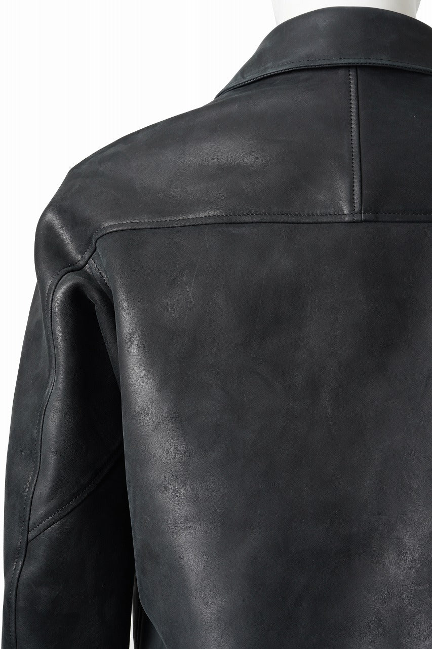 画像をギャラリービューアに読み込む, ierib x LOOM exclusive Lukas Jacket / Horse Nubuck Leather (BLACK)