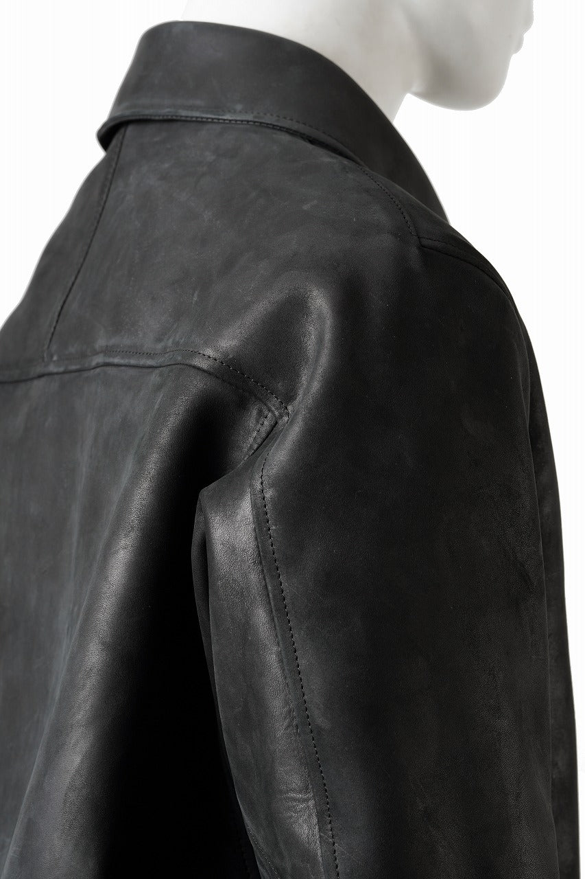 画像をギャラリービューアに読み込む, ierib x LOOM exclusive Lukas Jacket / Horse Nubuck Leather (BLACK)