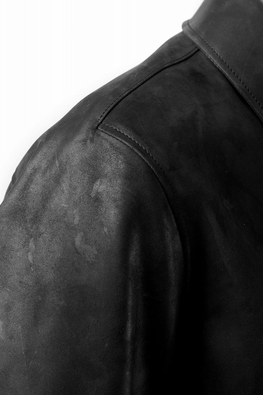 画像をギャラリービューアに読み込む, ierib x LOOM exclusive Lukas Jacket / Horse Nubuck Leather (BLACK)