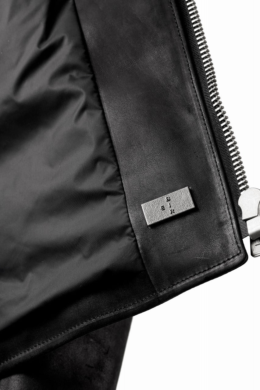 画像をギャラリービューアに読み込む, ierib x LOOM exclusive Lukas Jacket / Horse Nubuck Leather (BLACK)