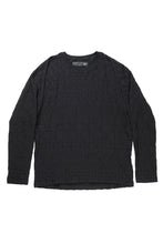 画像をギャラリービューアに読み込む, A.F ARTEFACT GRADIENT PLAID PATTERN SHIVA LONG SLEEVE TOPS (BLACK)