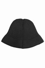 画像をギャラリービューアに読み込む, Y-3 Yohji Yamamoto HERITAGE KNIT BUCKET HAT (BLACK)